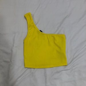 Forever 21 One Shoulder Crop Top